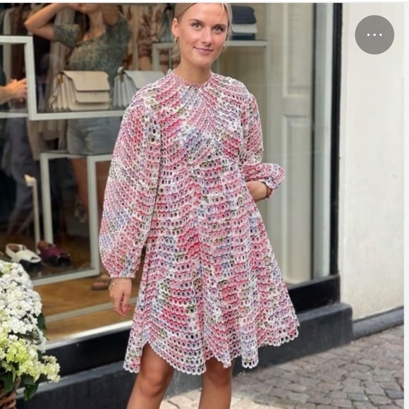 Zimmermann Dresses & Skirts - NWT Zimmermann Poppy Eyelet Short Dress - SZ 0P